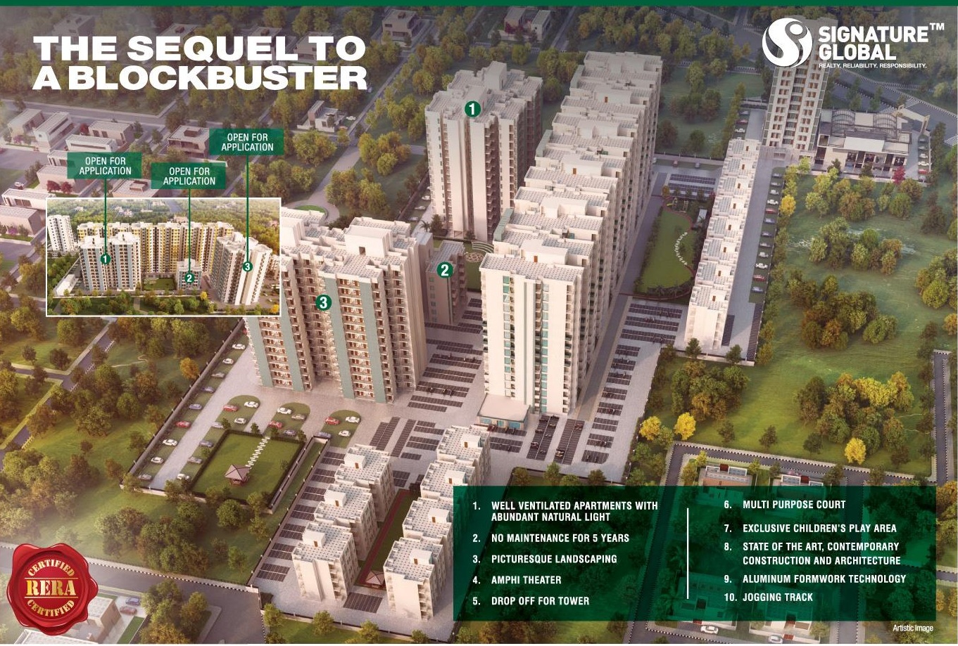 Signature Global Solera 2 Sector 107 Gurgaon is under construction affordable housing Project. This Location of the property is near Dwarka Expressway and Najafgarh boarder