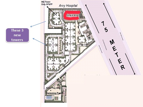 site plan of MRG Ultimus Extension Sector 90 Gurgaon