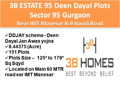 3B ESTATE 95 Deen Dayal Plots Sector 95 Gurgaon