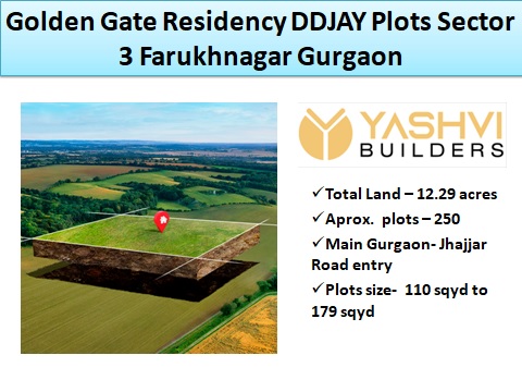 Golden Gate Residency DDJAY Plots Sector 3 Farukhnagar Gurgaon