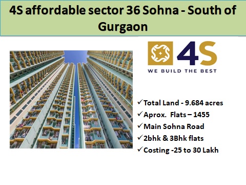 4S affordable sector 36 Sohna - South of Gurgaon
