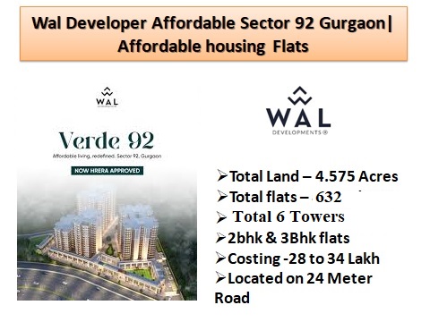 Wal Verde Affordable Sector 92 Gurgaon